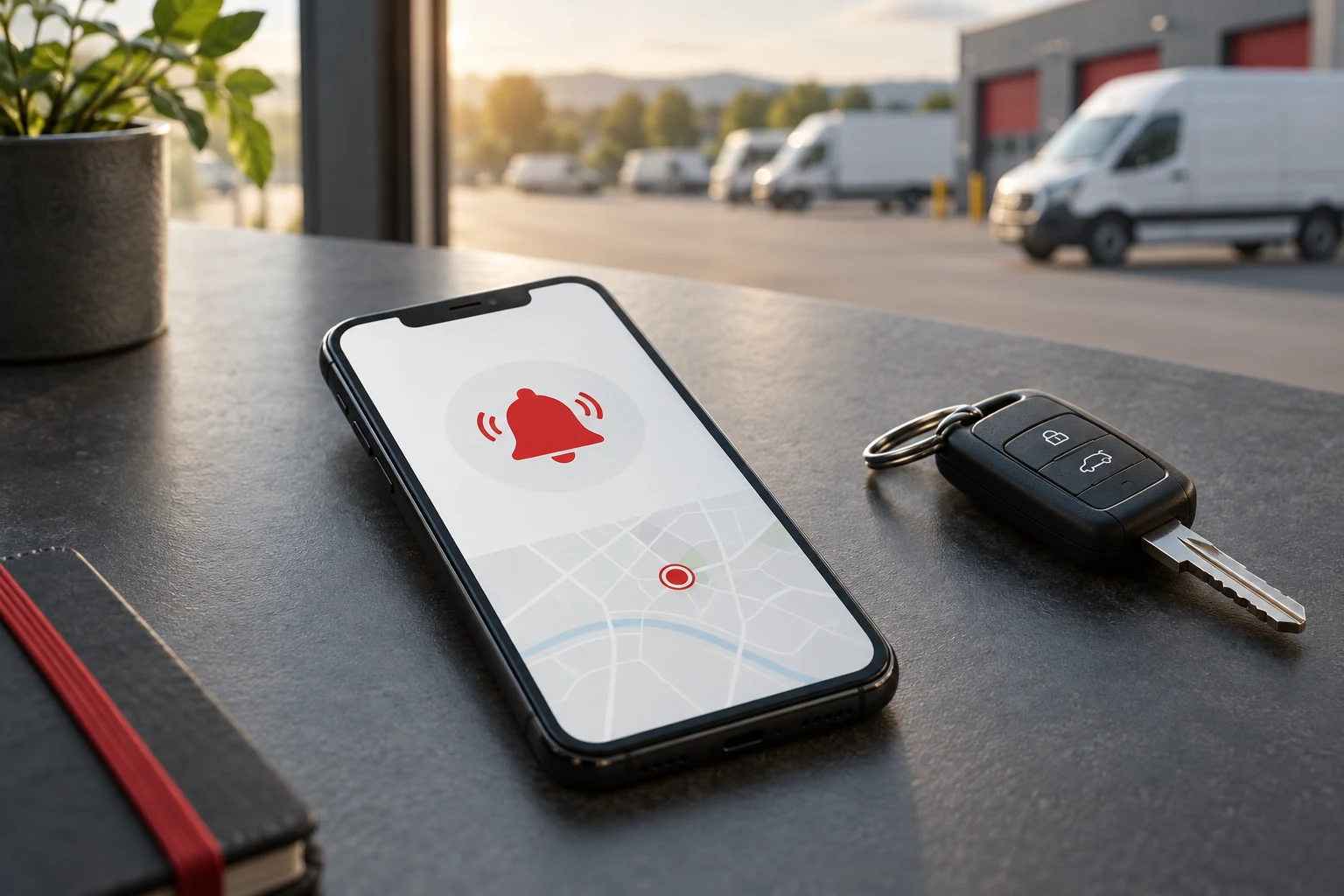Илюстрация на известия от GPS системата